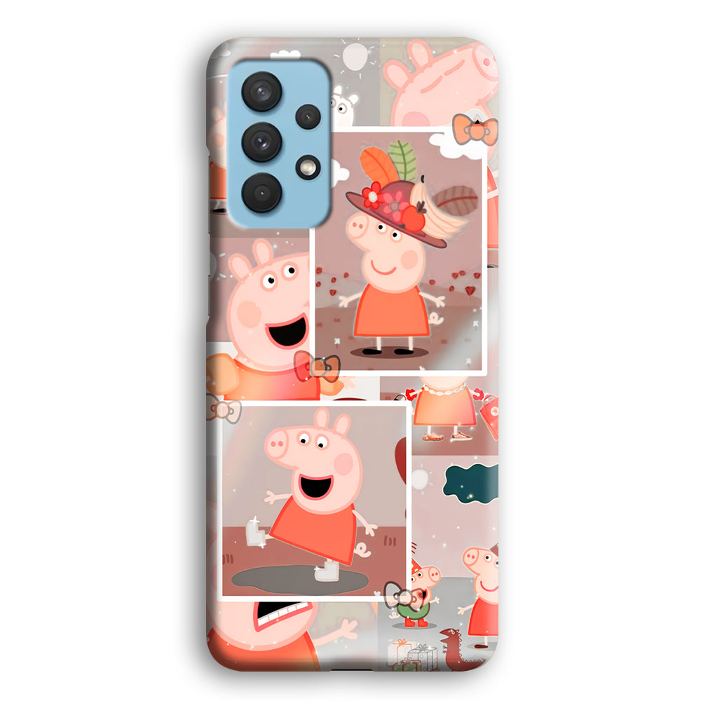 Peppa Pig Aesthetic In Frame Samsung Galaxy A32 Case