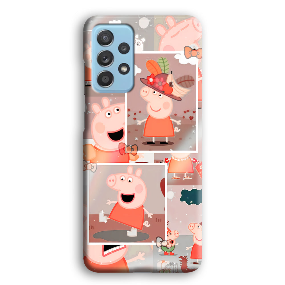 Peppa Pig Aesthetic In Frame Samsung Galaxy A52 Case