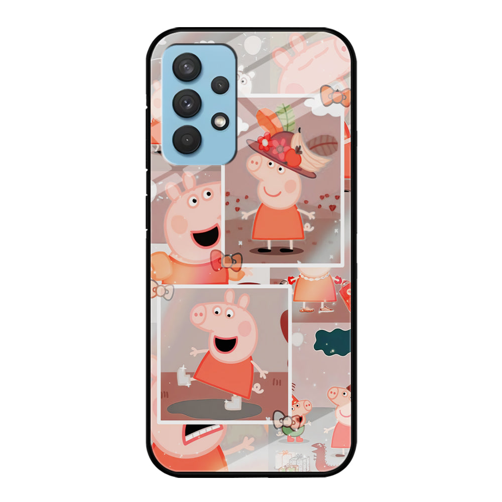 Peppa Pig Aesthetic In Frame Samsung Galaxy A32 Case