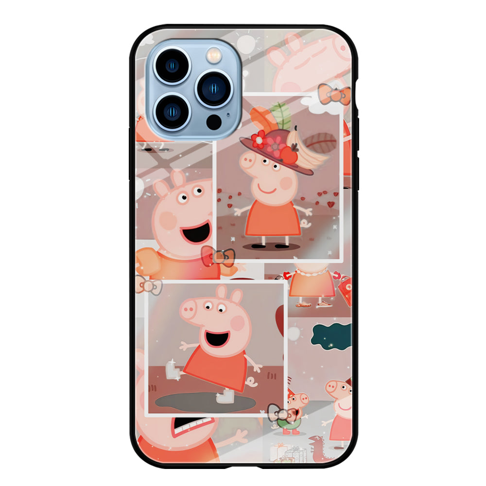 Peppa Pig Aesthetic In Frame iPhone 13 Pro Max Case