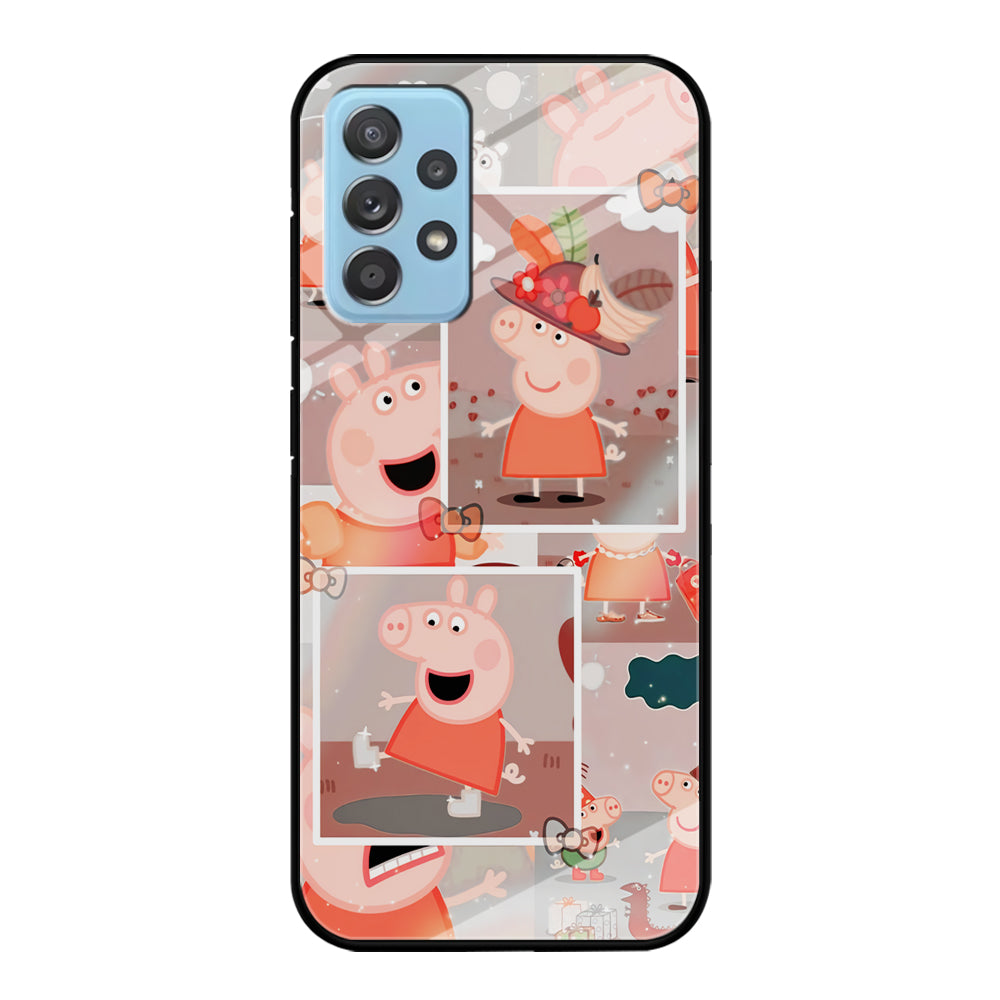 Peppa Pig Aesthetic In Frame Samsung Galaxy A52 Case