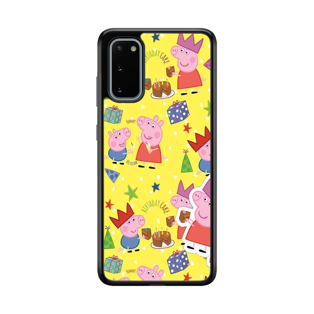Peppa Pig Birthday Momment Samsung Galaxy S20 Case