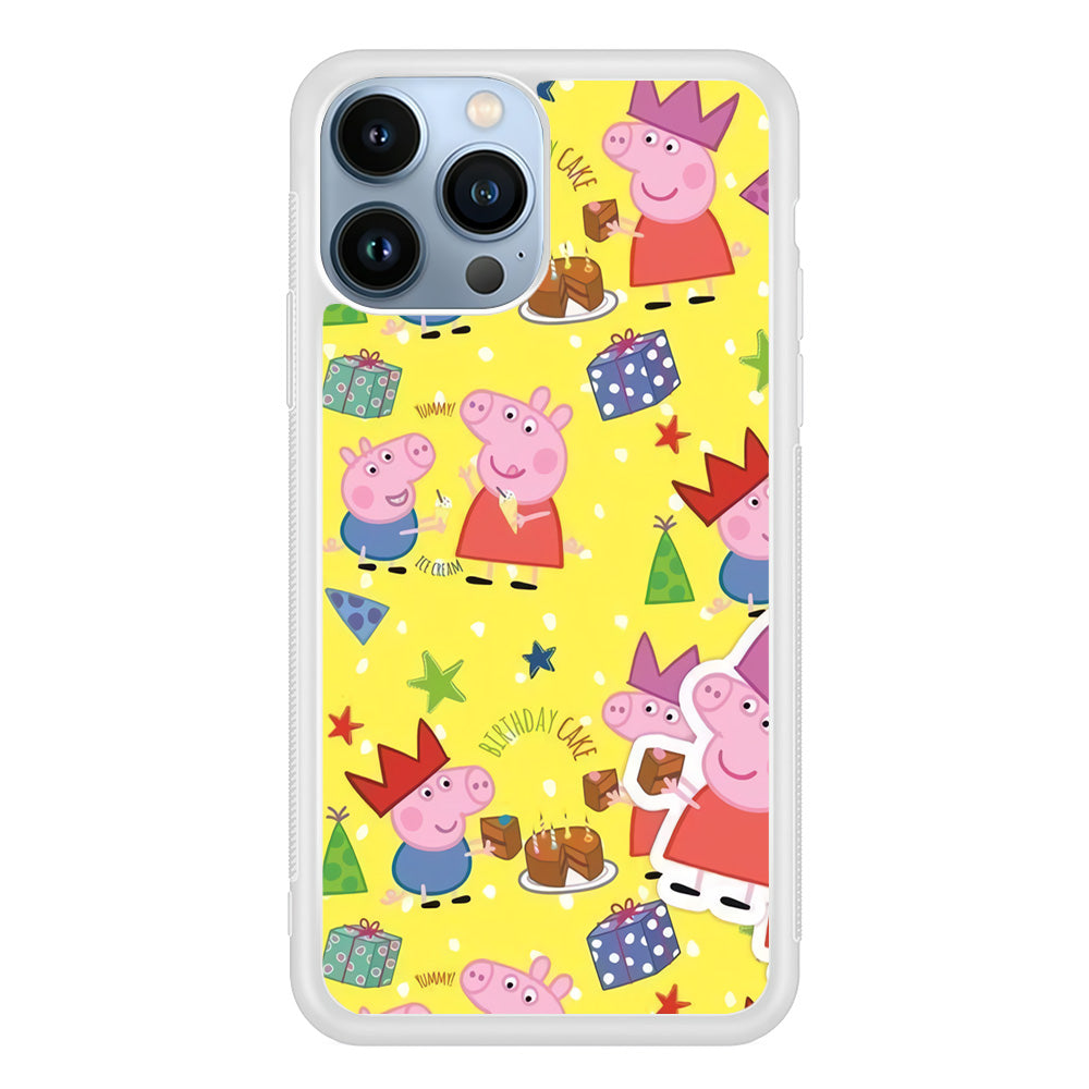 Peppa Pig Birthday Momment iPhone 13 Pro Max Case