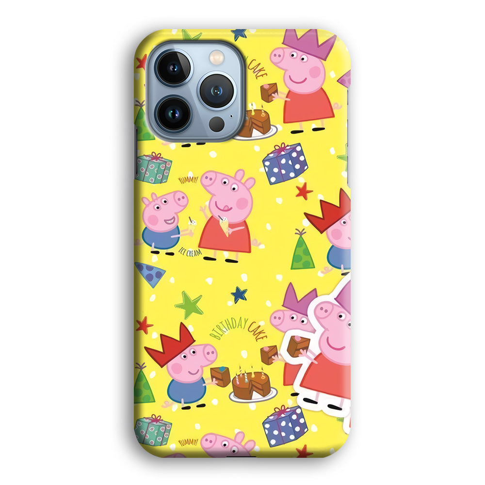 Peppa Pig Birthday Momment iPhone 13 Pro Max Case