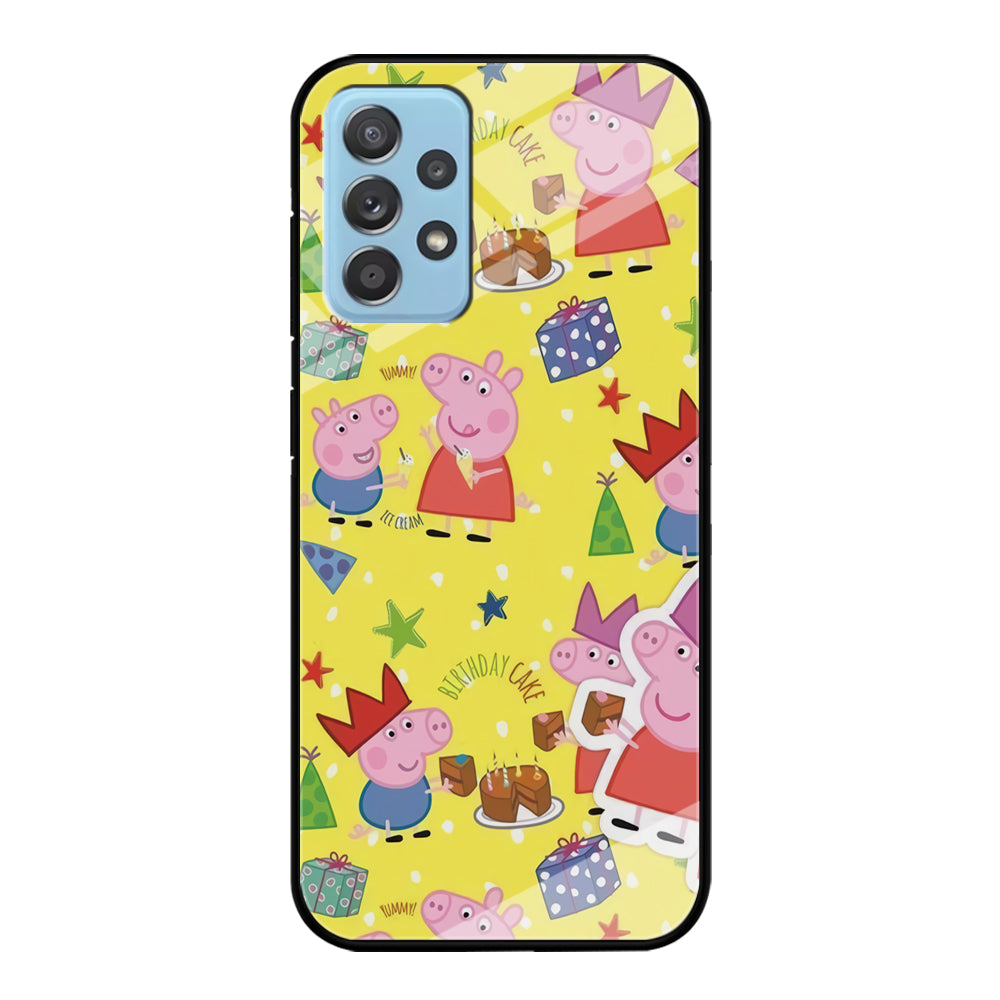 Peppa Pig Birthday Momment Samsung Galaxy A52 Case