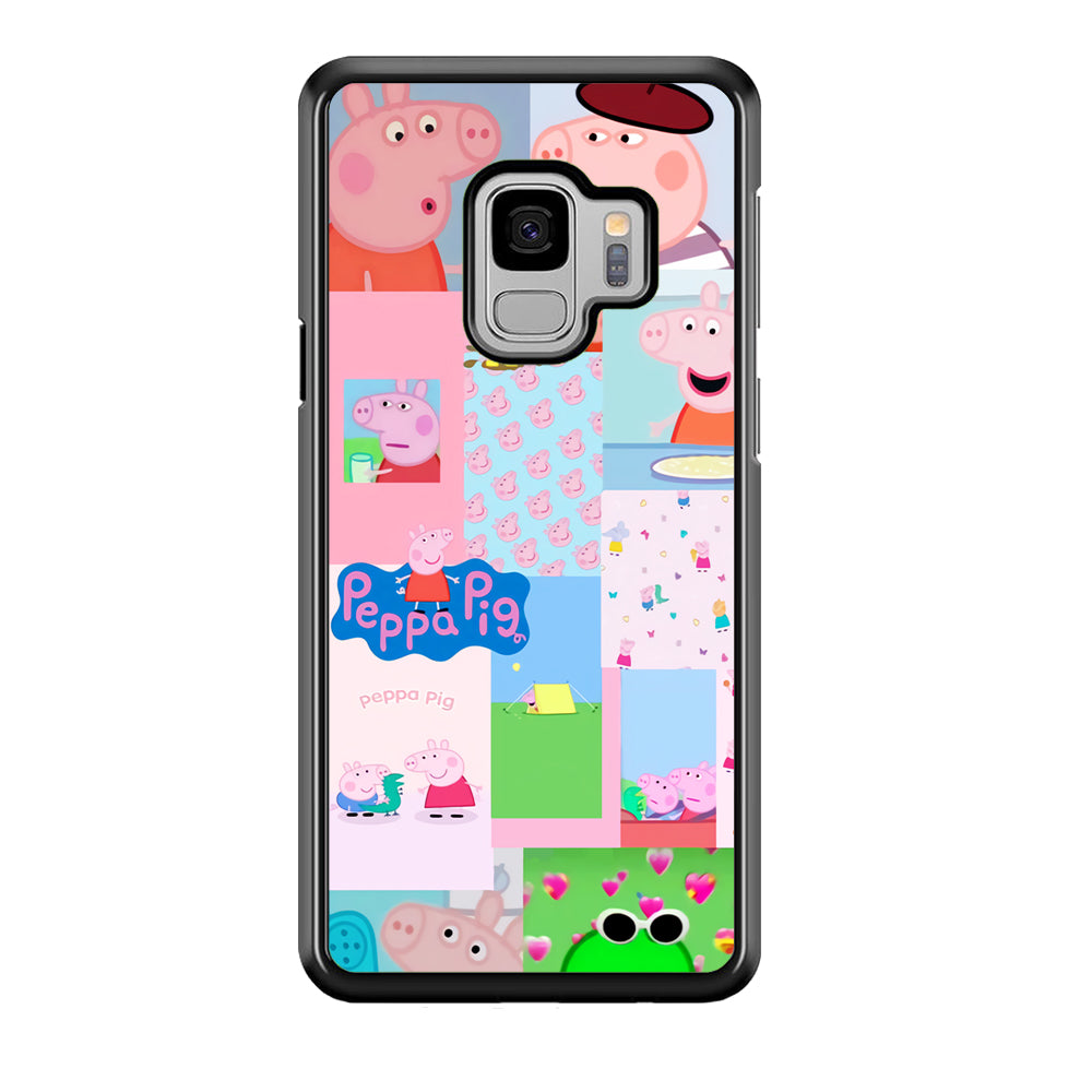 Peppa Pig George Collage Samsung Galaxy S9 Case