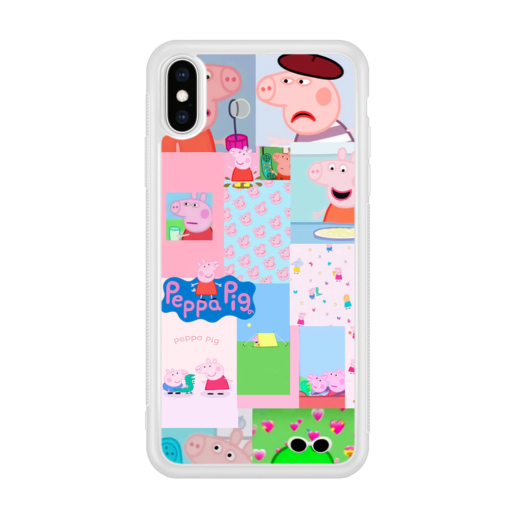 Peppa Pig George Collage iPhone XS Case