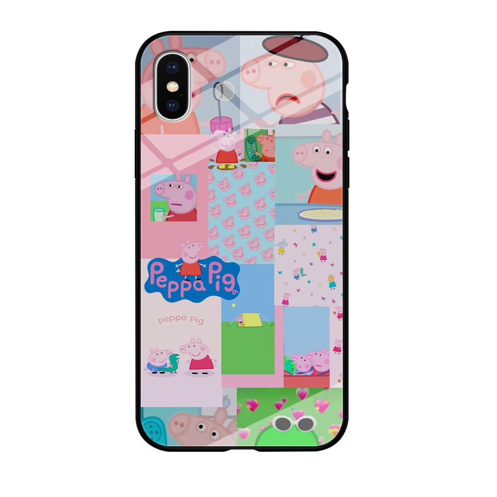 Peppa Pig George Collage iPhone XS Case