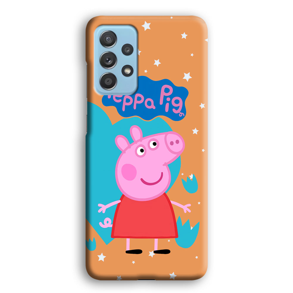 Peppa Pig Girl Convidence Samsung Galaxy A52 Case