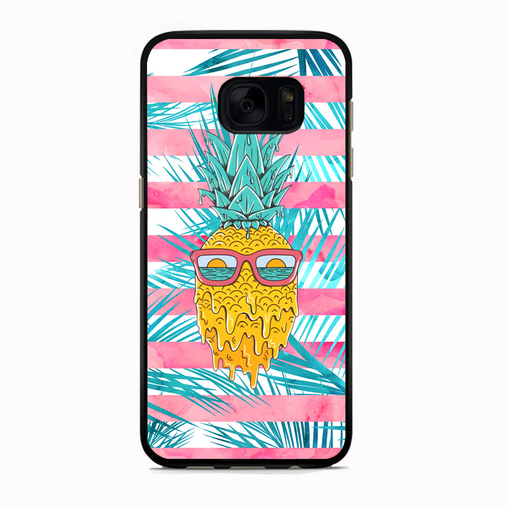 Pineapple Sunbathe and Melting Samsung Galaxy S7 Edge Case