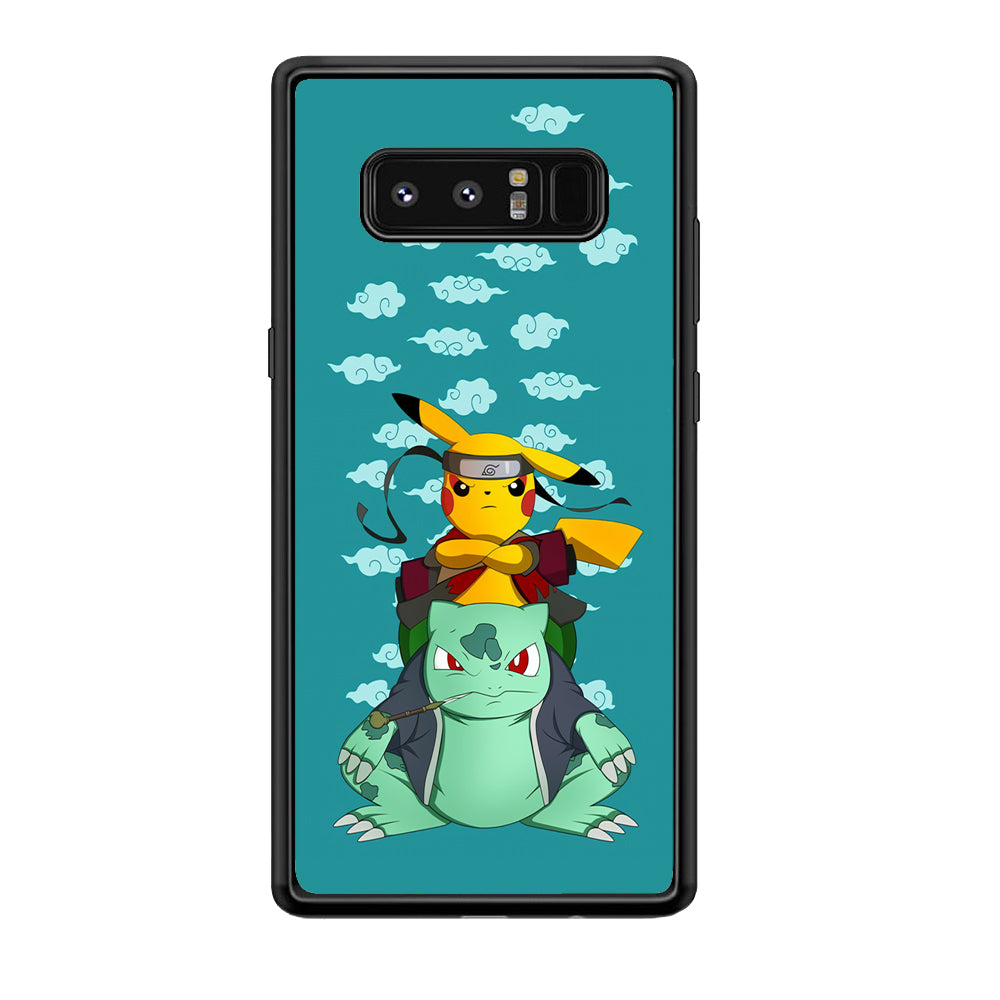 Pokemon Covering Naruto and Gamabunta Samsung Galaxy Note 8 Case