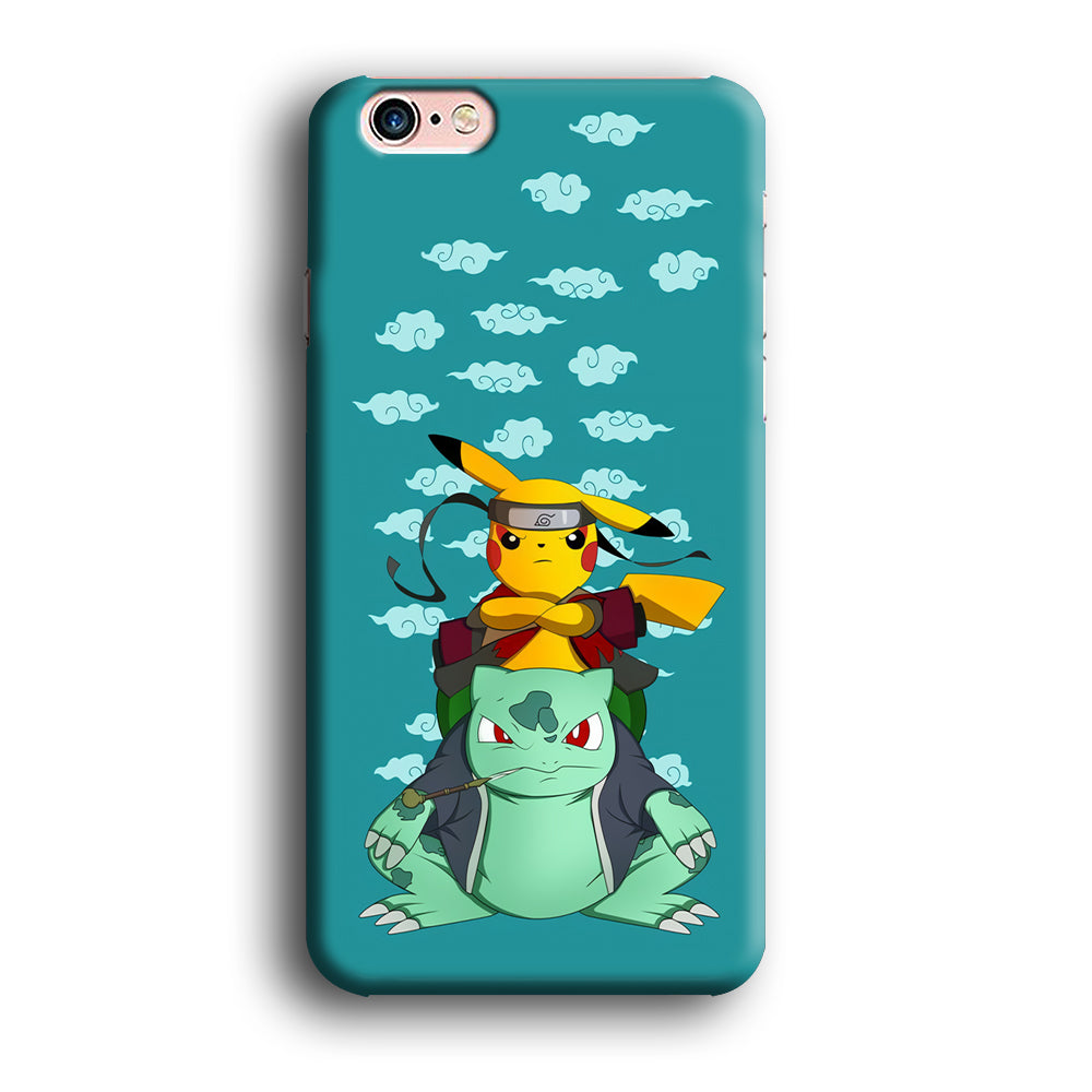 Pokemon Covering Naruto and Gamabunta iPhone 6 Plus | 6s Plus Case