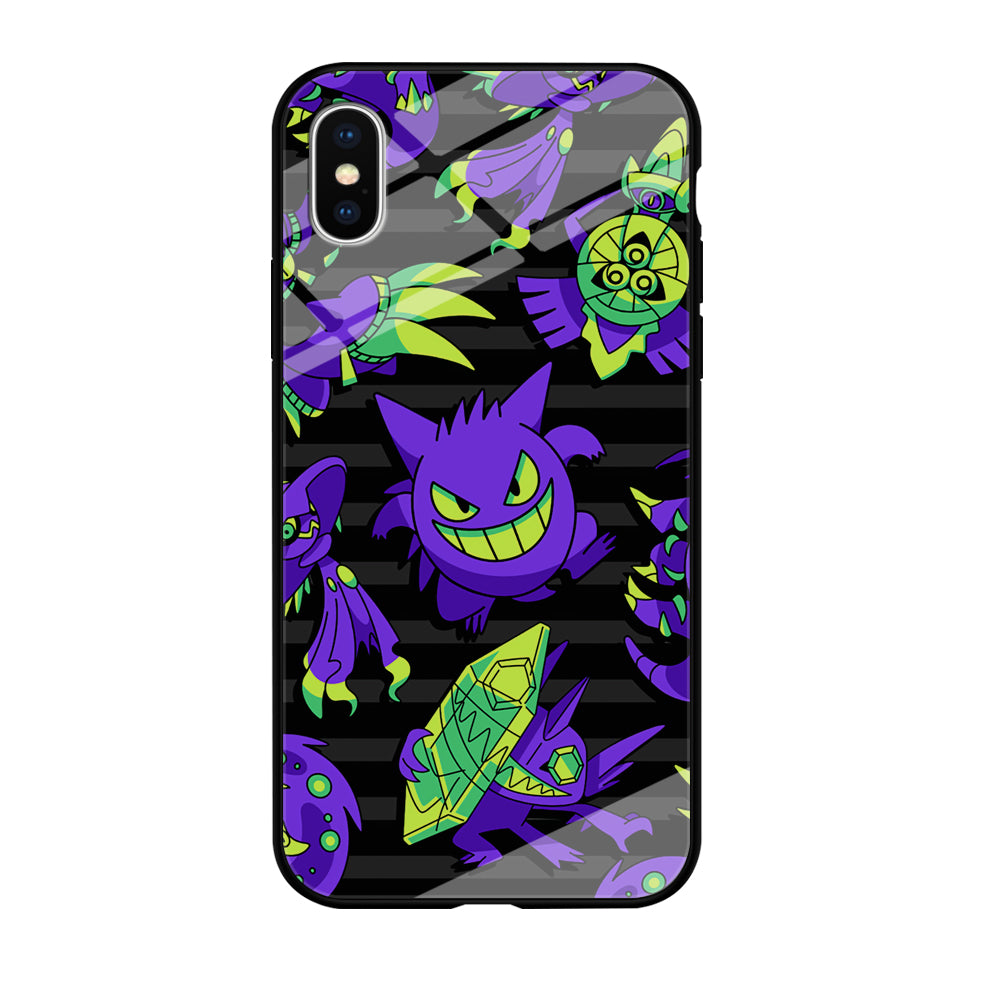 Pokemon Gengar Night Squad iPhone XS MAX Case