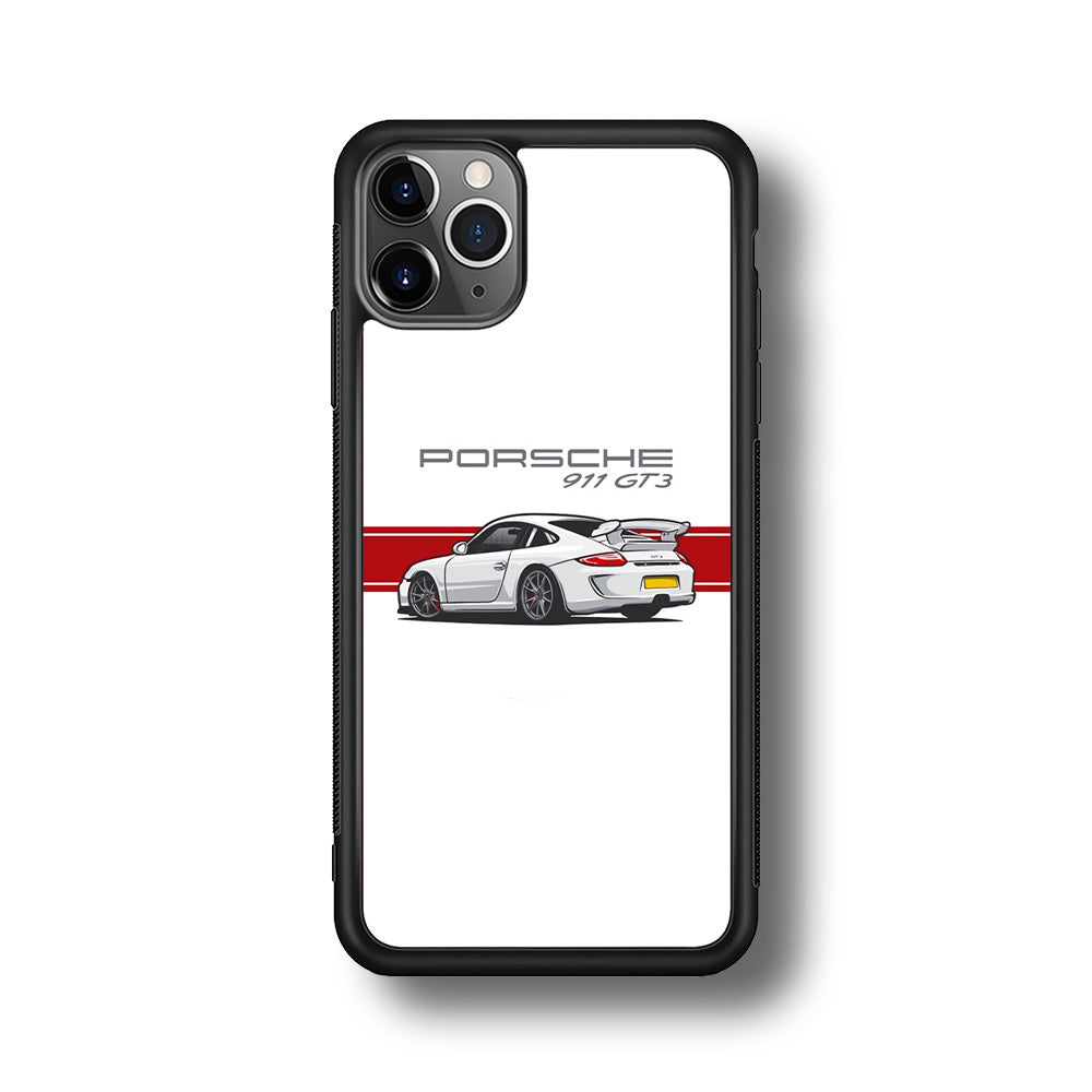 Porsche 911 GT3 Stripe Car iPhone 11 Pro Max Case - Carneyforia