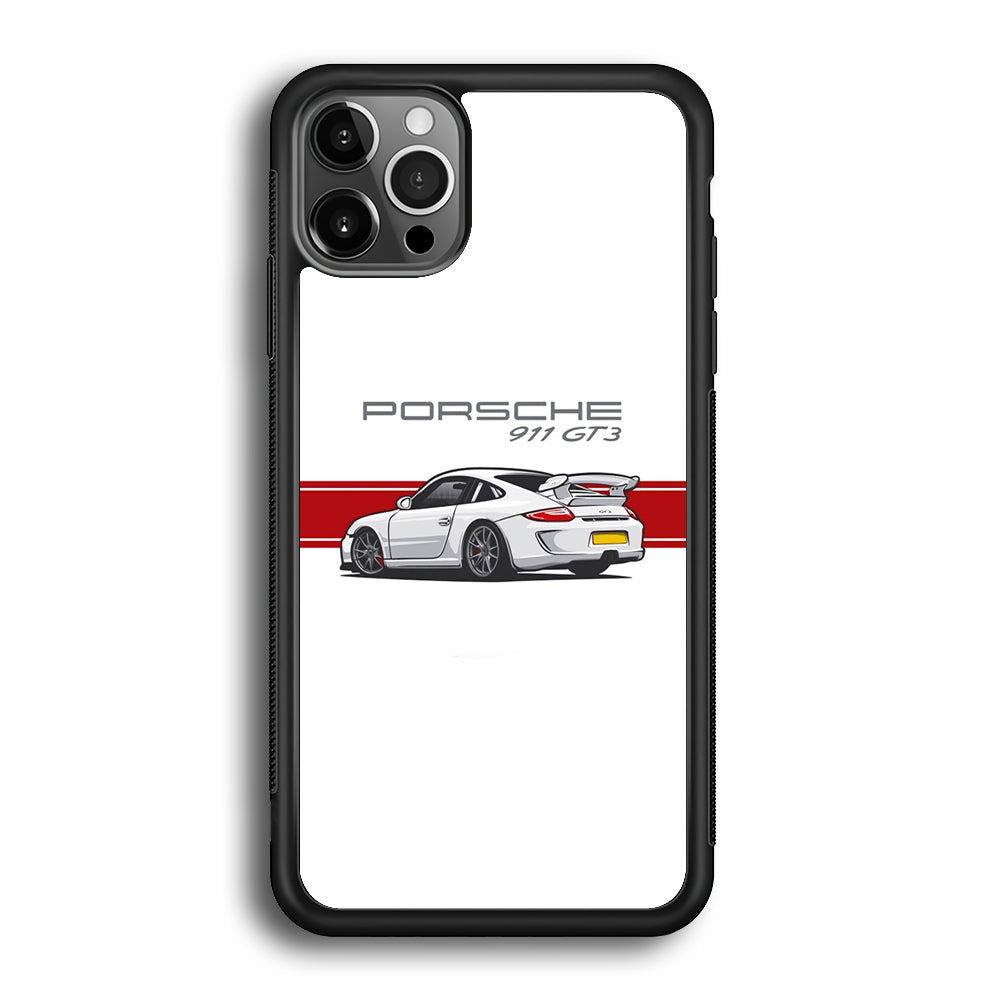 Porsche 911 GT3 Stripe Car iPhone 12 Pro Case - Carneyforia