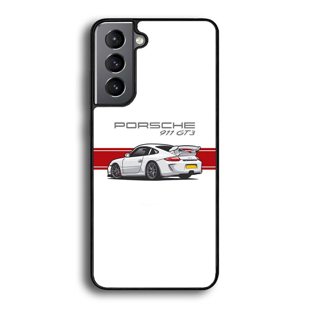 Porsche 911 GT3 Stripe Car Samsung Galaxy S21 Plus Case - Carneyforia