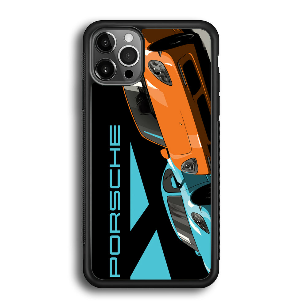 Porsche Corner Art iPhone 12 Pro Case - Carneyforia