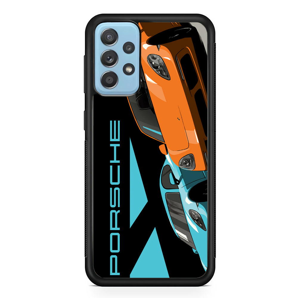 Porsche Corner Art Samsung Galaxy A52 Case - Carneyforia