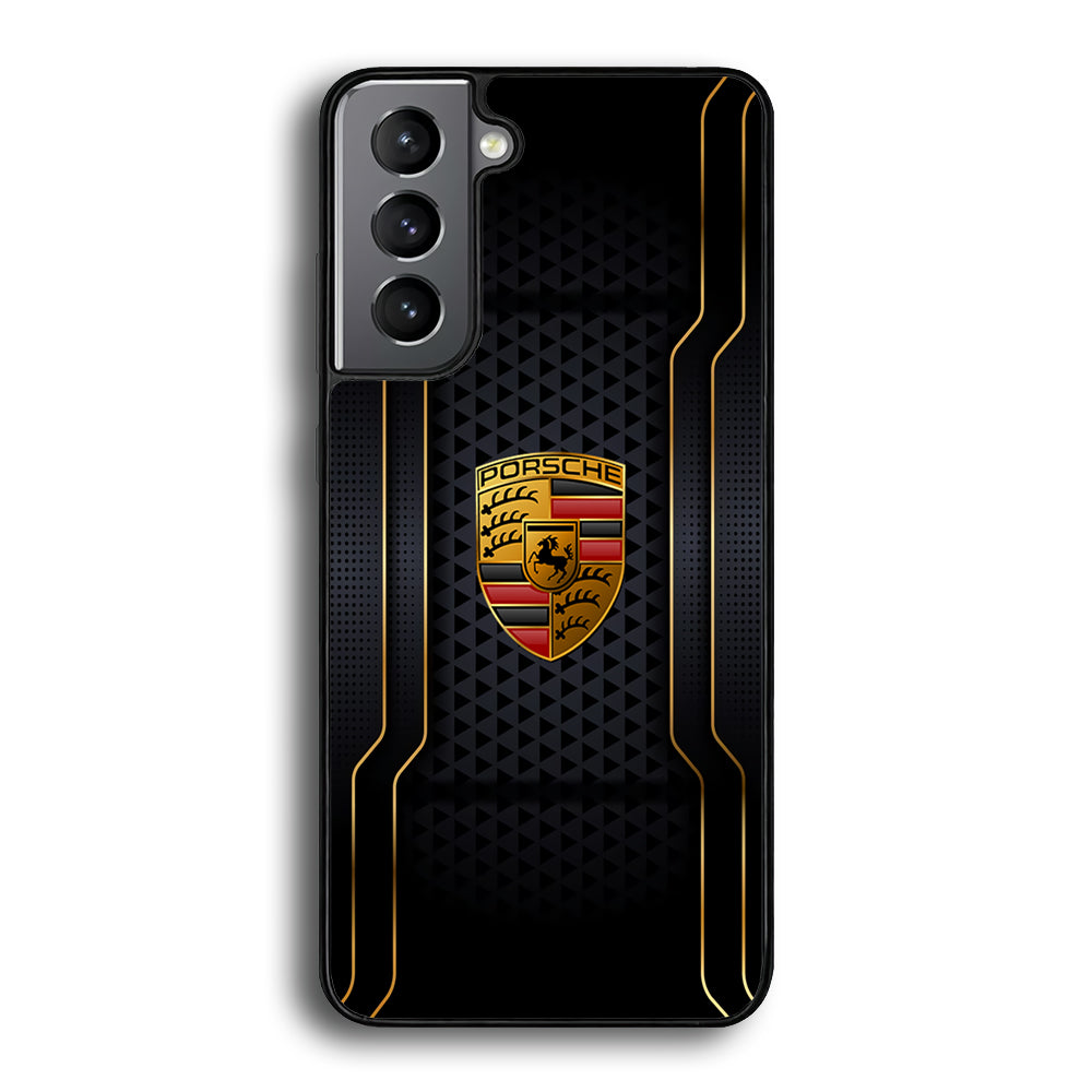 Porsche Line in Gold Samsung Galaxy S21 Case - Carneyforia