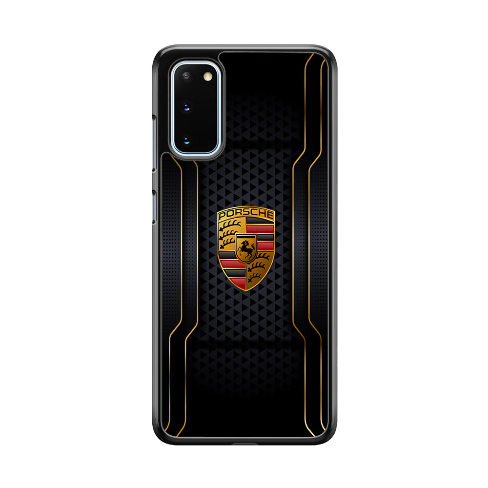 Porsche Line in Gold Samsung Galaxy S20 Case - Carneyforia