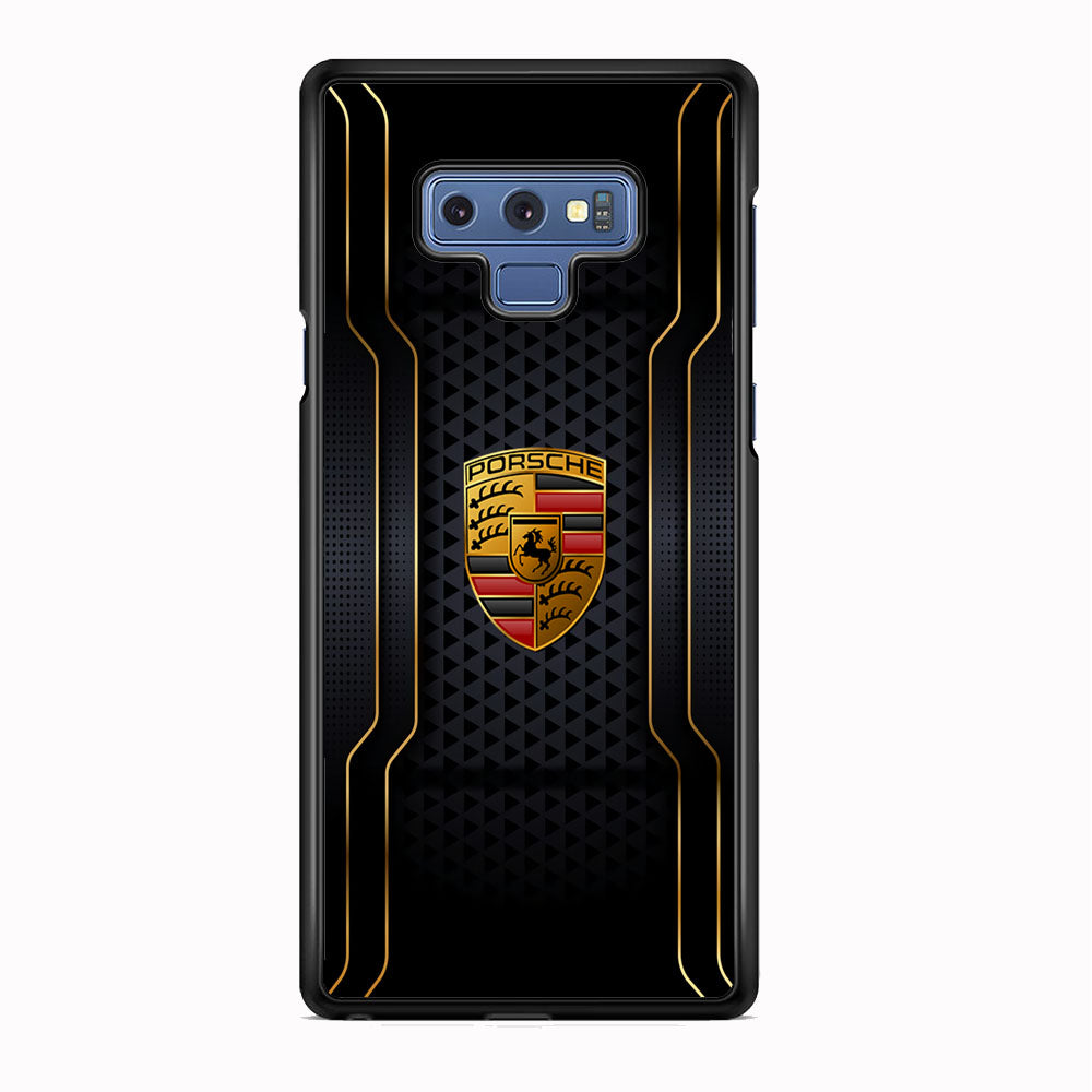 Porsche Line in Gold Samsung Galaxy Note 9 Case - Carneyforia
