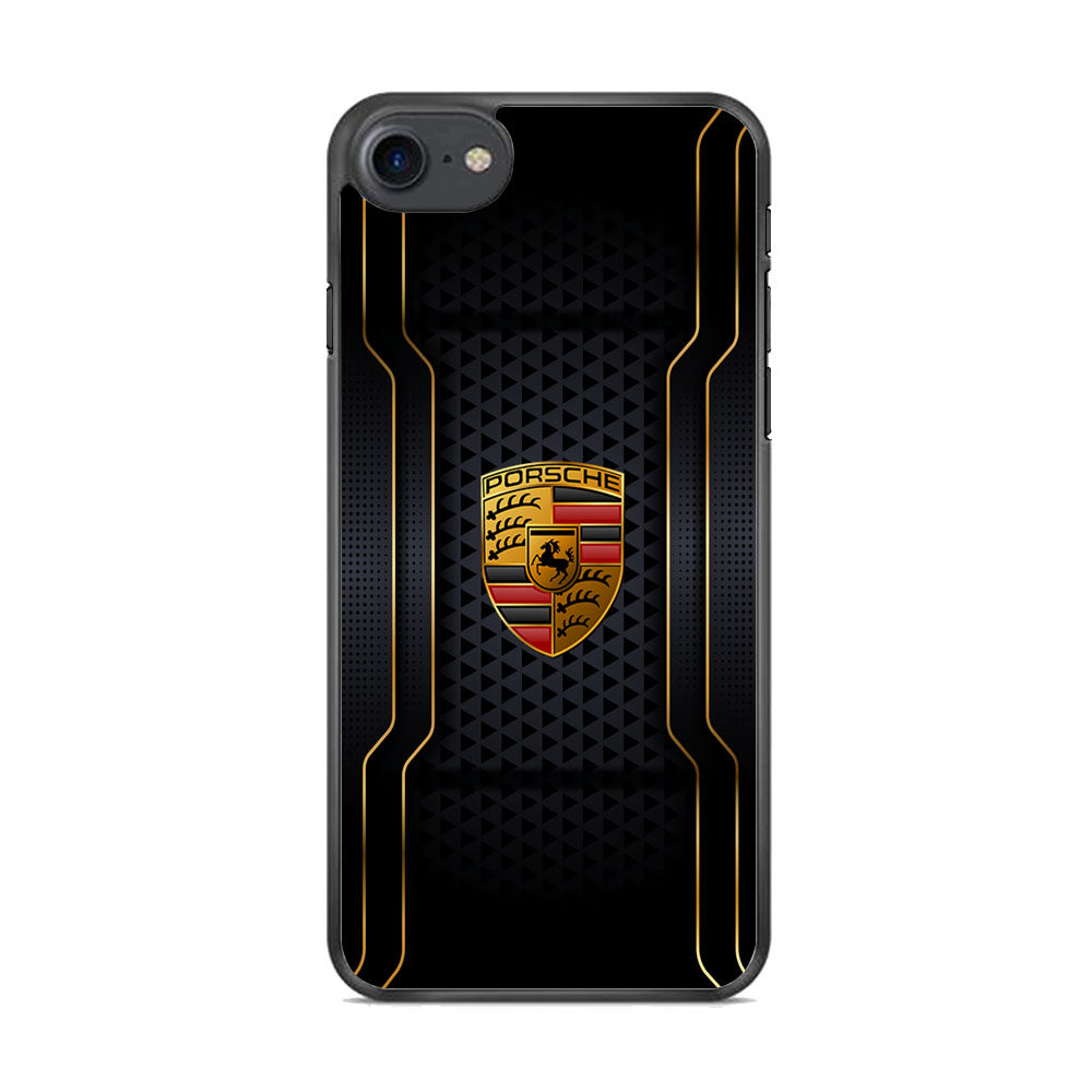 Porsche Line in Gold iPhone 8 Case - Carneyforia