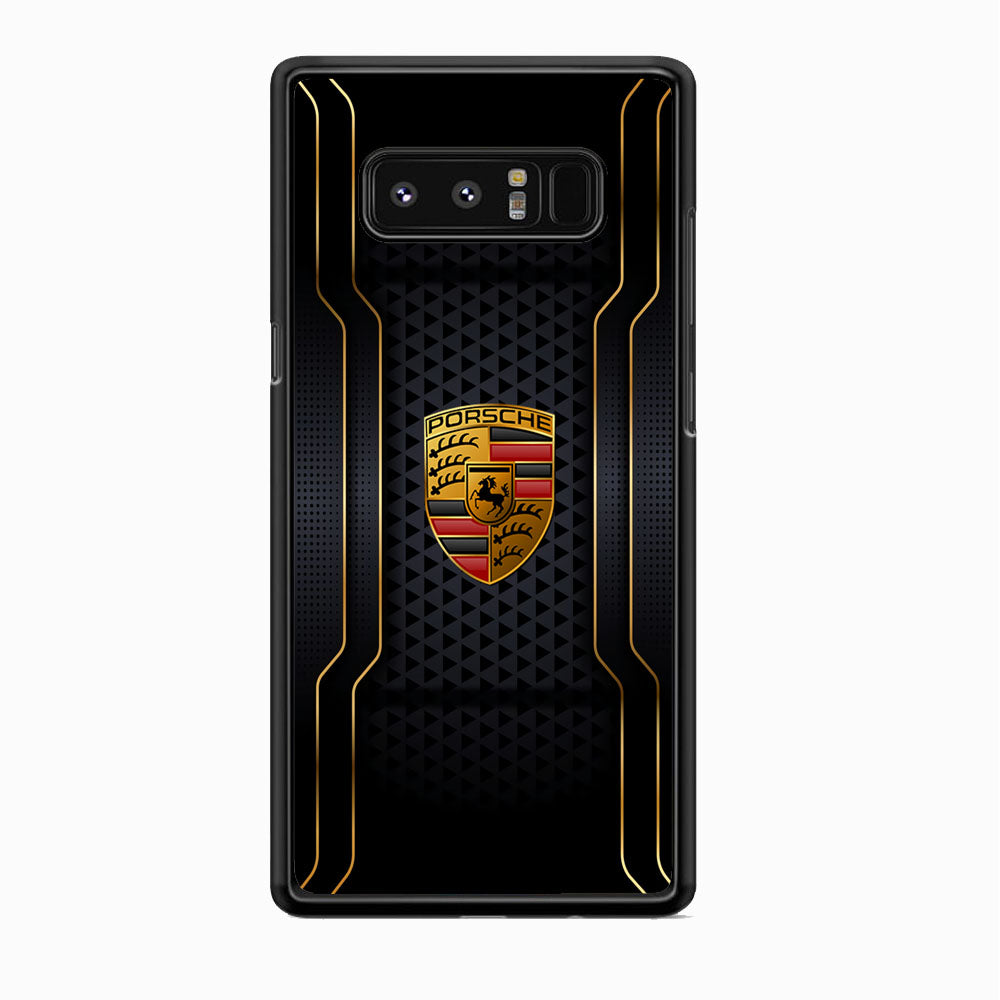 Porsche Line in Gold Samsung Galaxy Note 8 Case - Carneyforia
