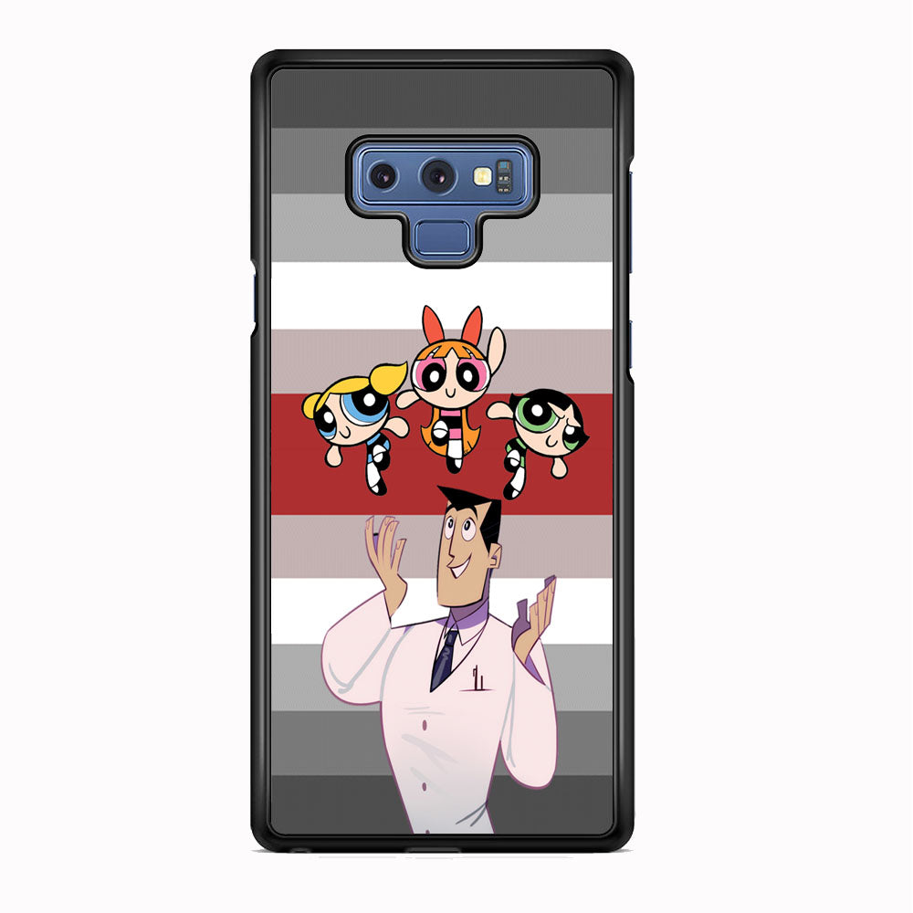 Powerpuff Girl With Professor Utonium Samsung Galaxy Note 9 Case