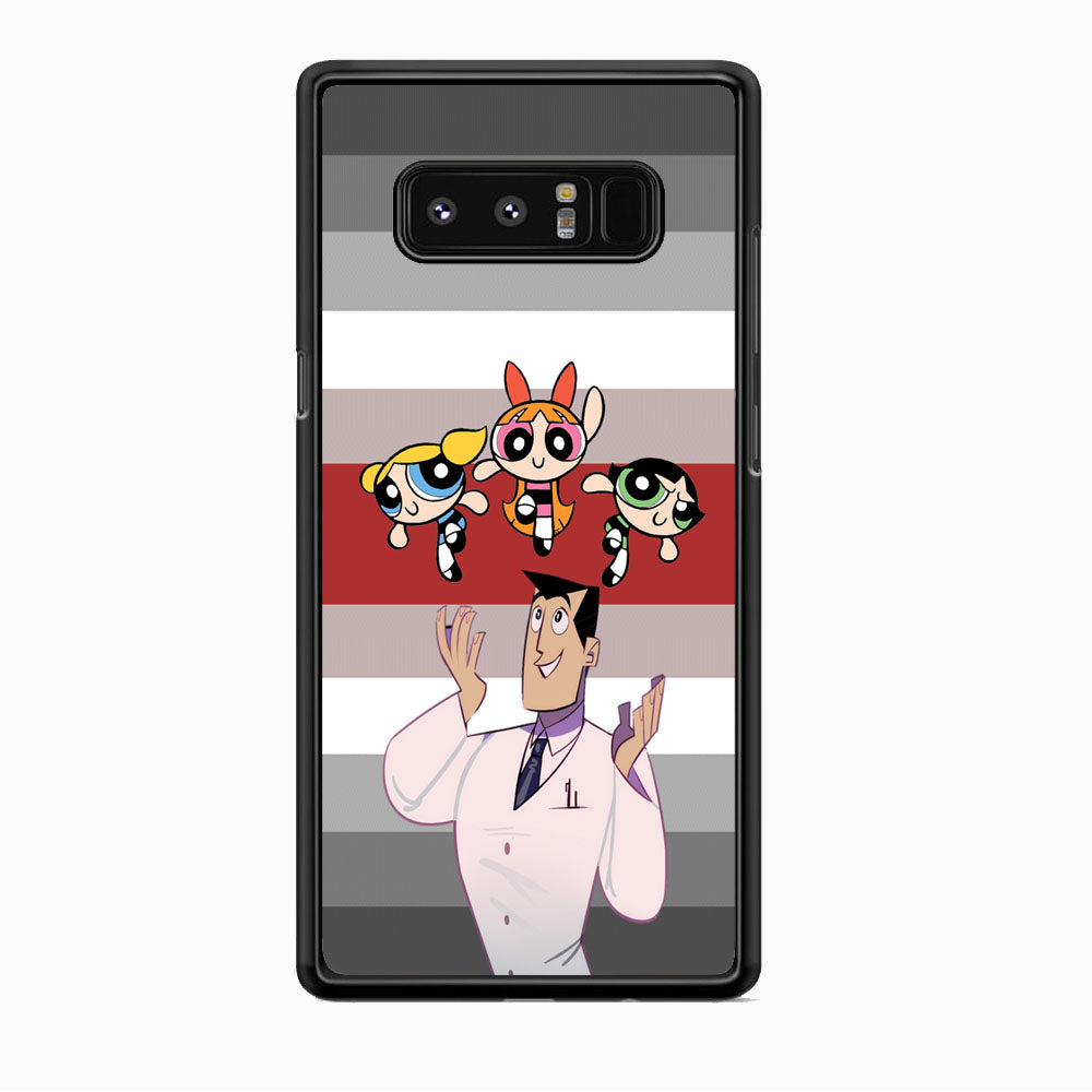 Powerpuff Girl With Professor Utonium Samsung Galaxy Note 8 Case