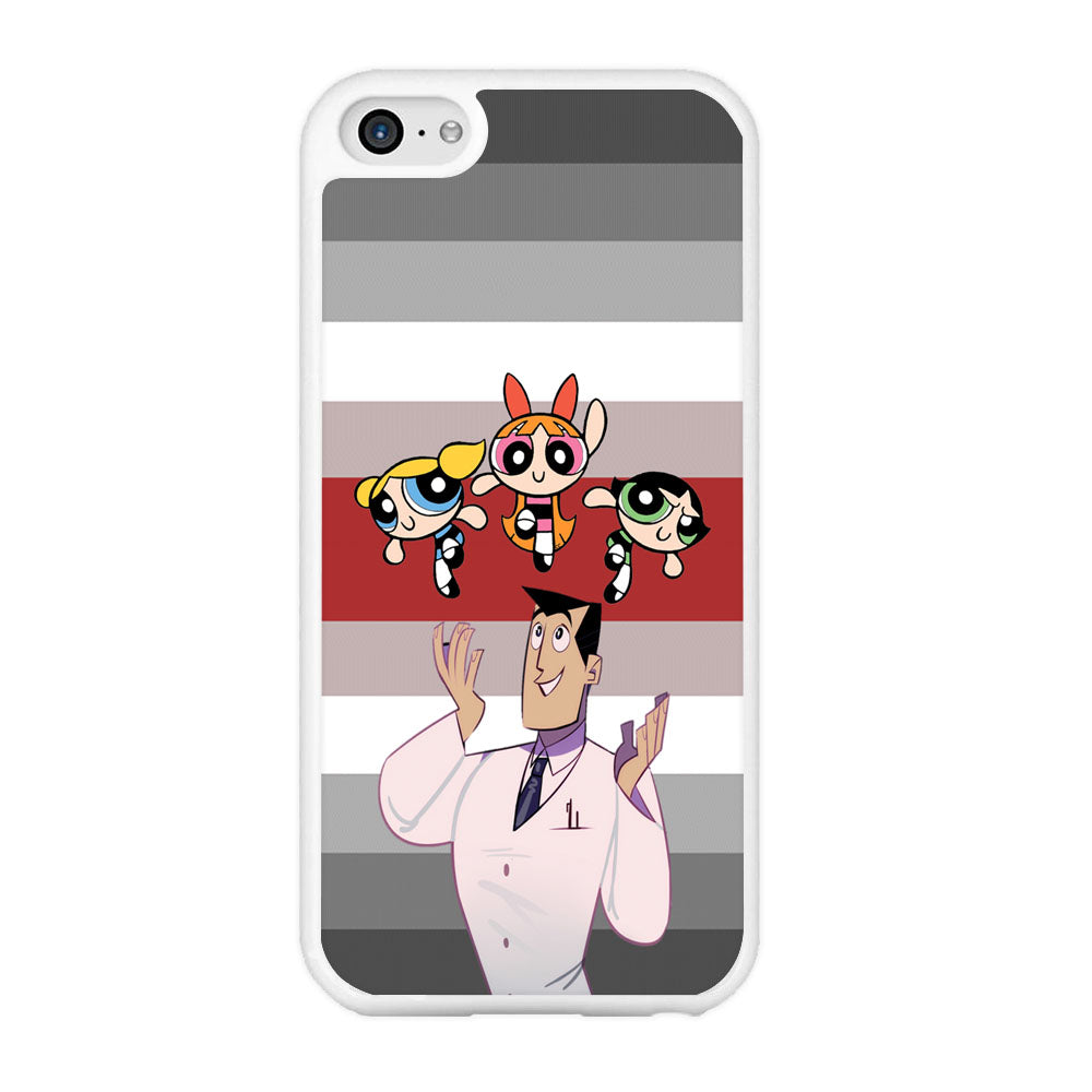 Powerpuff Girl With Professor Utonium iPhone 5 | 5s Case - carneyforia