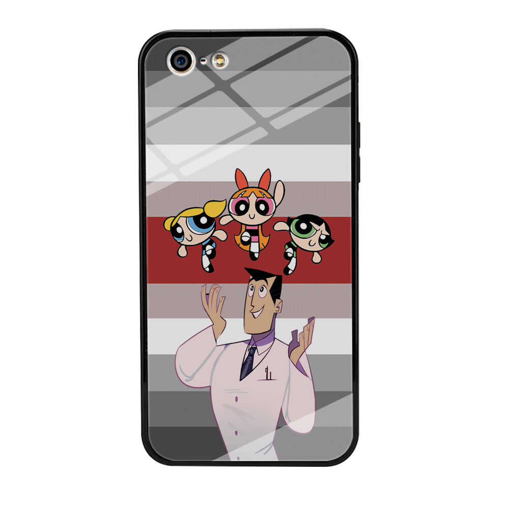 Powerpuff Girl With Professor Utonium iPhone 5 | 5s Case - carneyforia