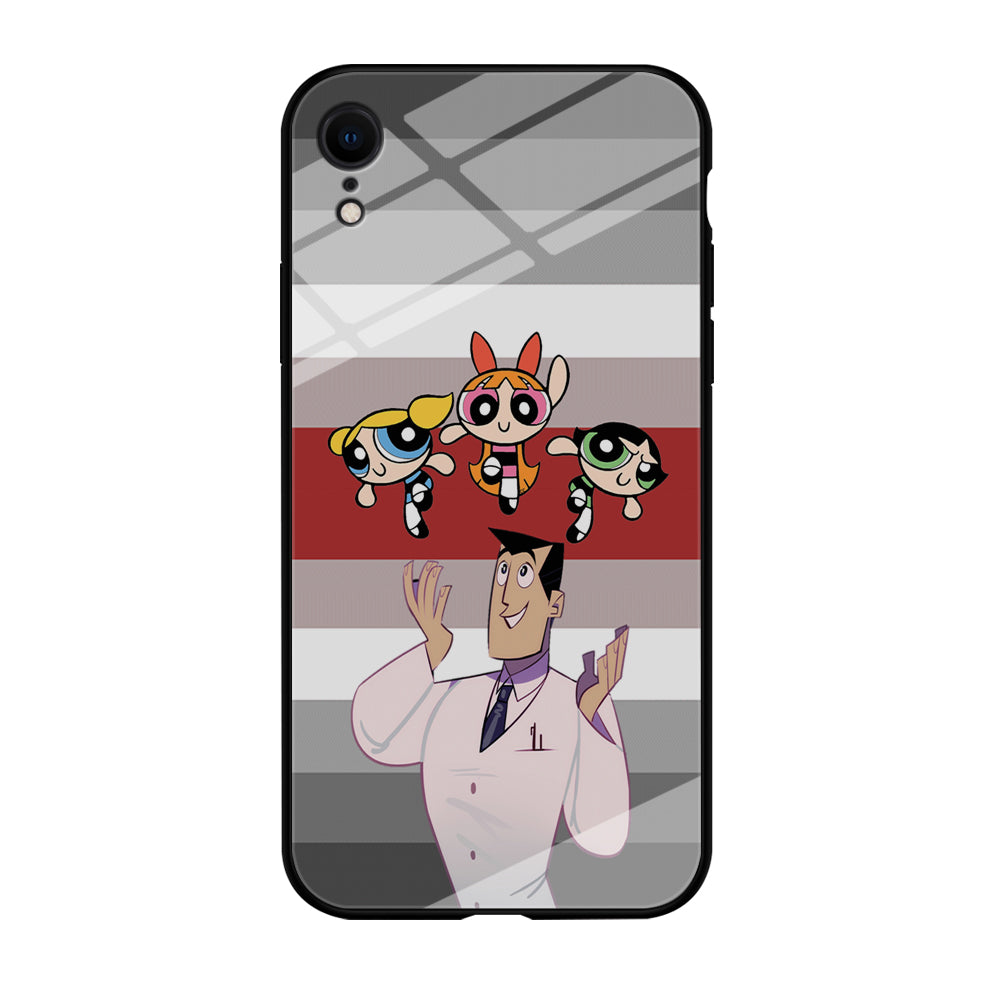 Powerpuff Girl With Professor Utonium iPhone XR Case