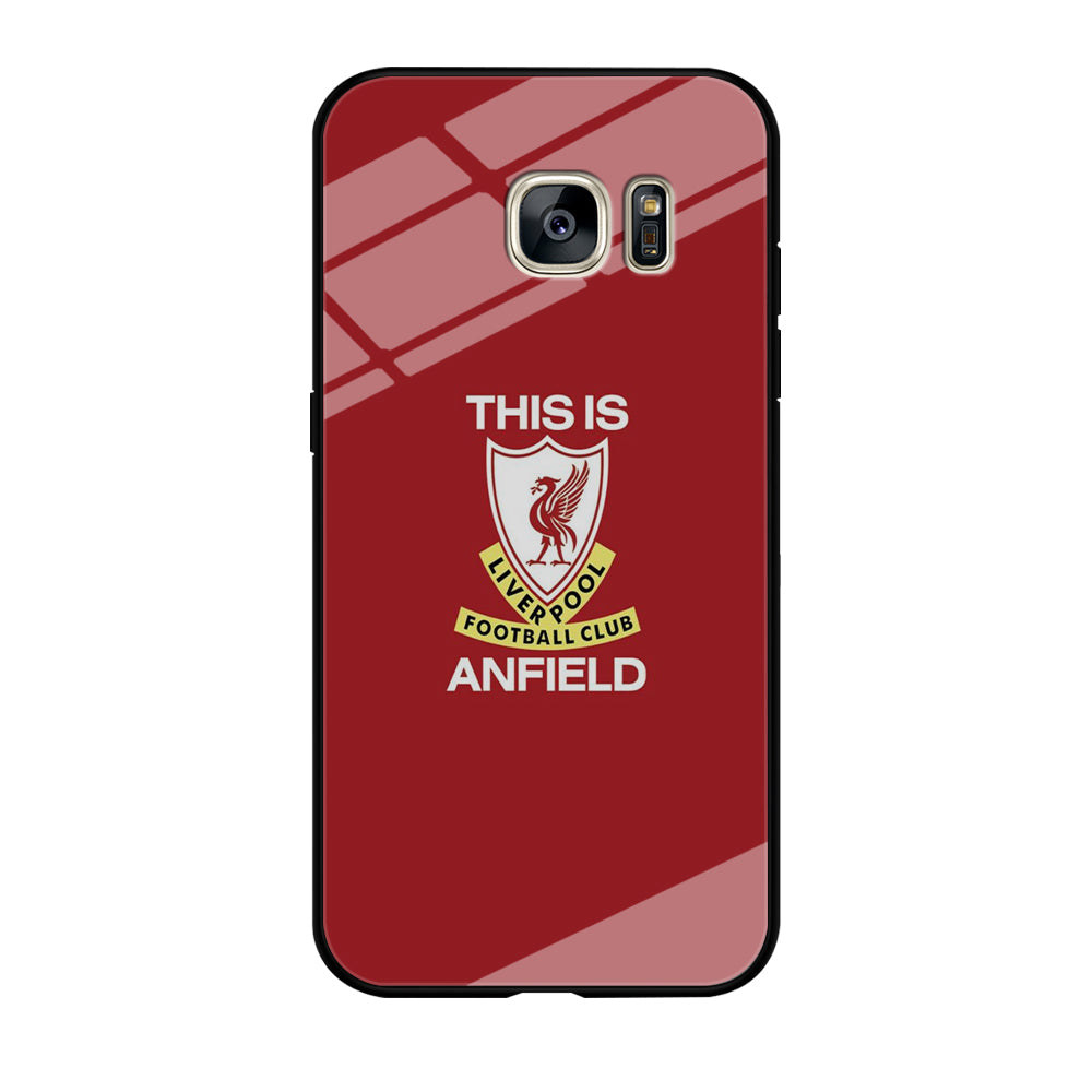 Premier League Liverpool Anfield Samsung Galaxy S7 Case Tempered Glass Case