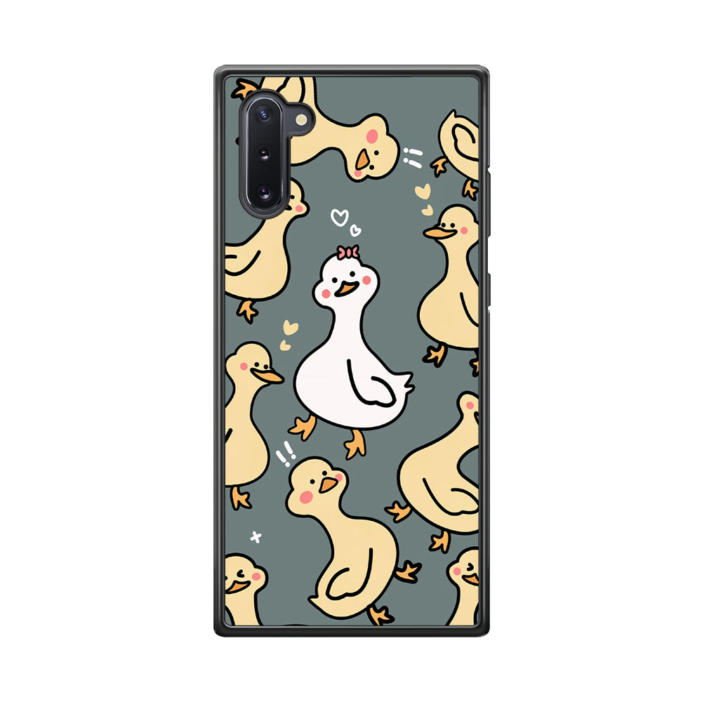 Princess of Duck Patern Wallpaper Samsung Galaxy Note 10 Case