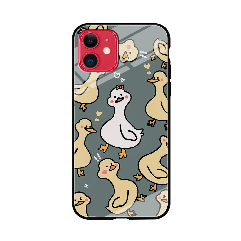 Princess of Duck Patern Wallpaper iPhone 11 Case