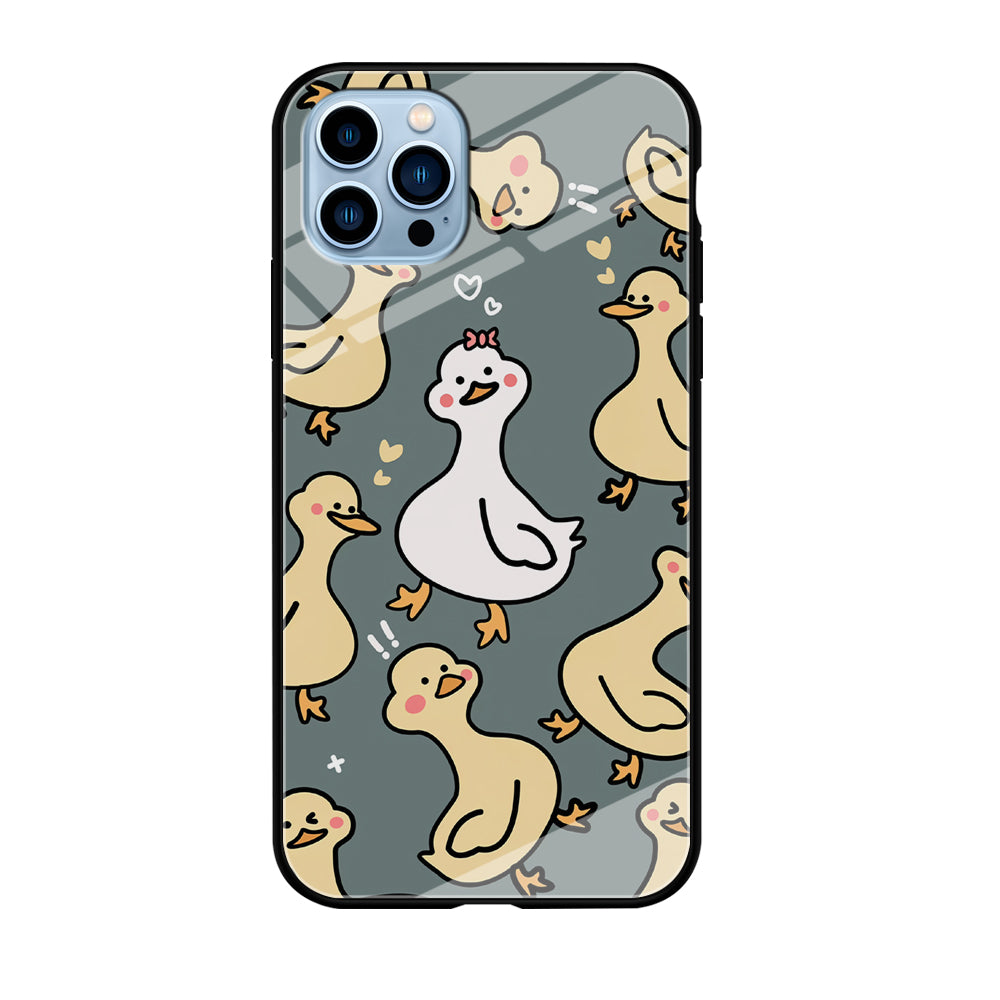 Princess of Duck Patern Wallpaper iPhone 12 Pro Case