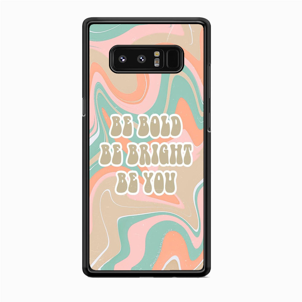 Quote Marble Be You Samsung Galaxy Note 8 Case
