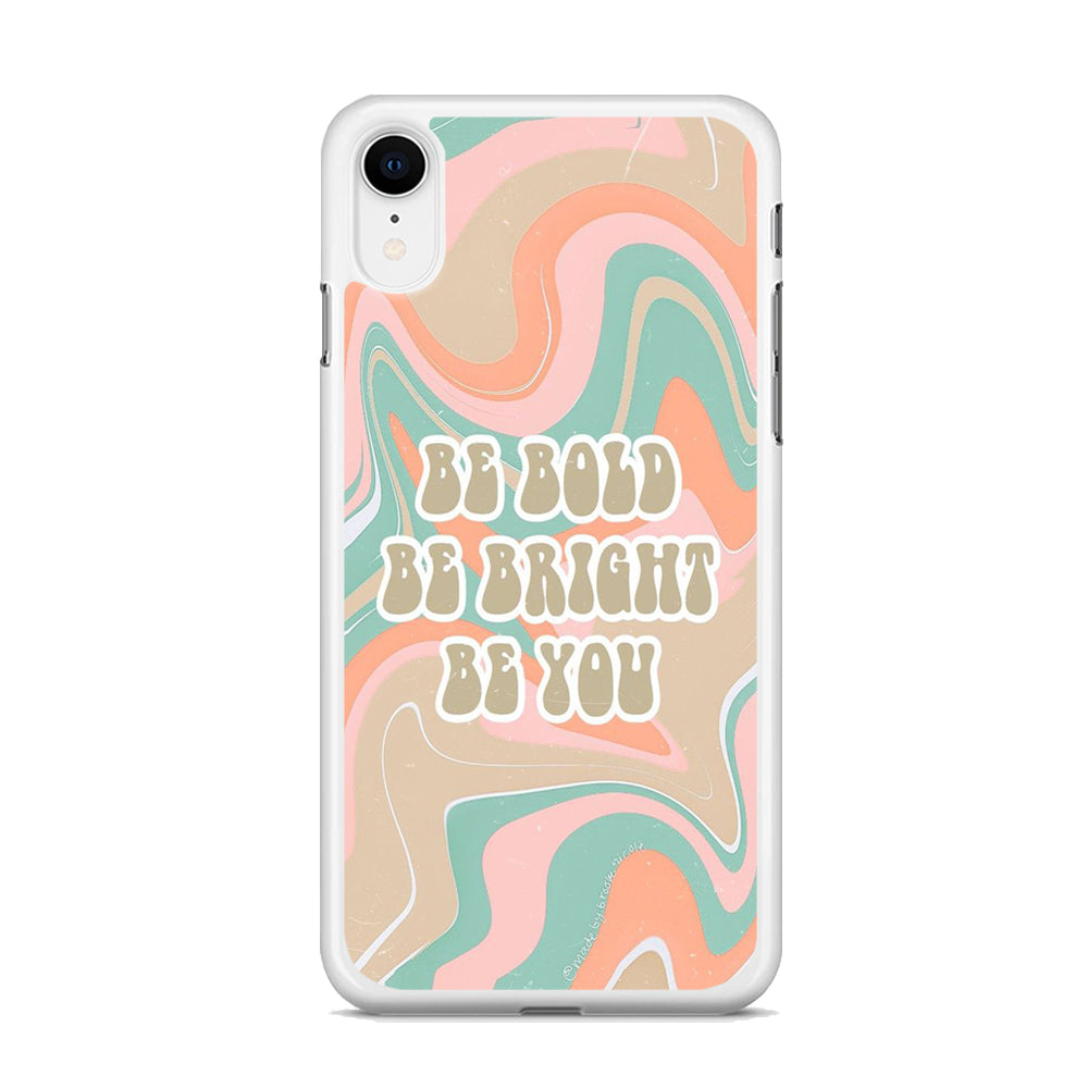 Quote Marble Be You iPhone XR Case