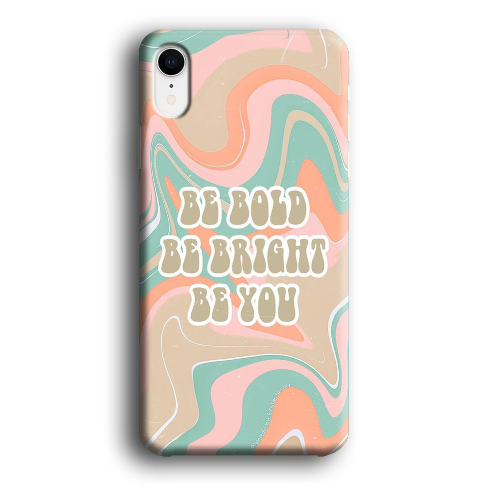 Quote Marble Be You iPhone XR Case