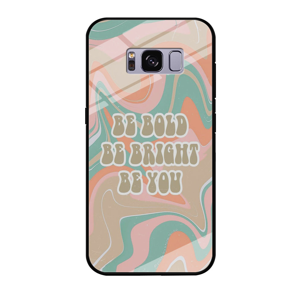 Quote Marble Be You Samsung Galaxy S8 Case