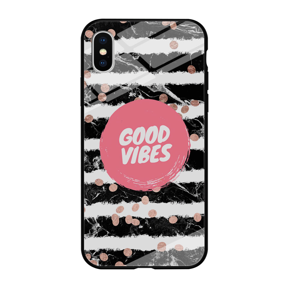 Quotes Good Vibes Movement iPhone XS MAX Case