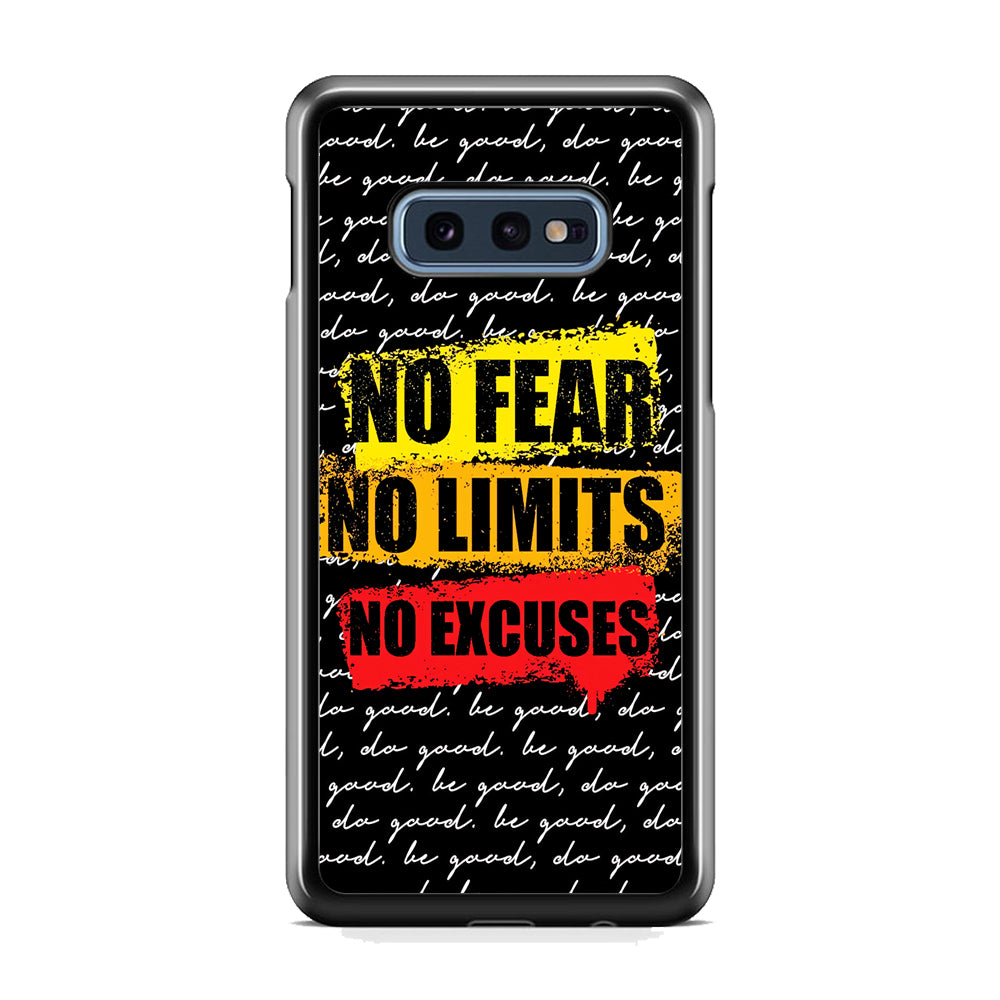 Quotes to Keep Going Ahead Samsung Galaxy S10E Case