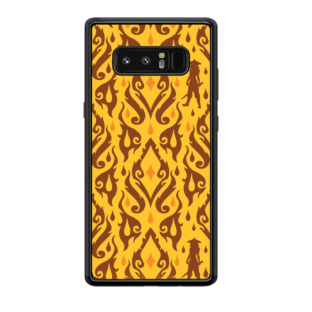 Raya And The Last Dragon Pattern Samsung Galaxy Note 8 Case