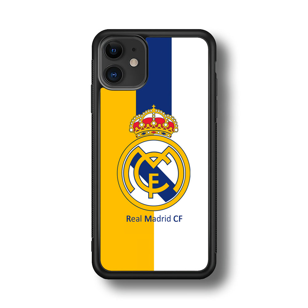 Real Madrid Yellow and Blue Line iPhone 11 Case