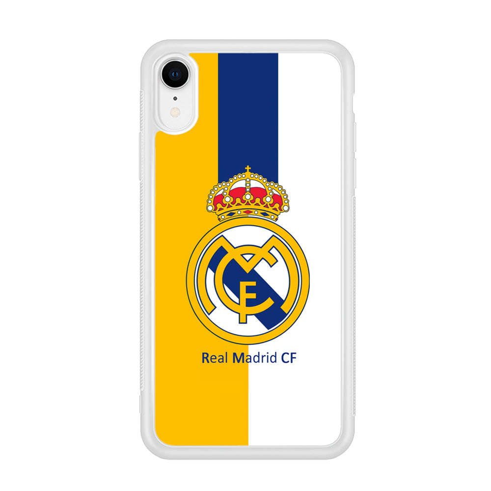 Real Madrid Yellow and Blue Line iPhone XR Case