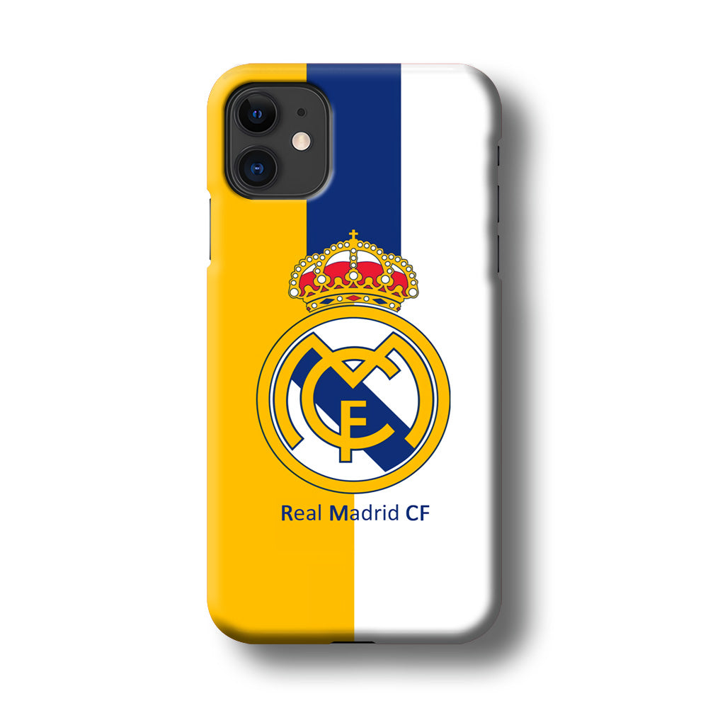 Real Madrid Yellow and Blue Line iPhone 11 Case