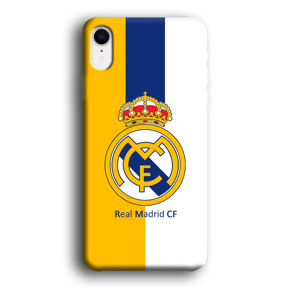 Real Madrid Yellow and Blue Line iPhone XR Case