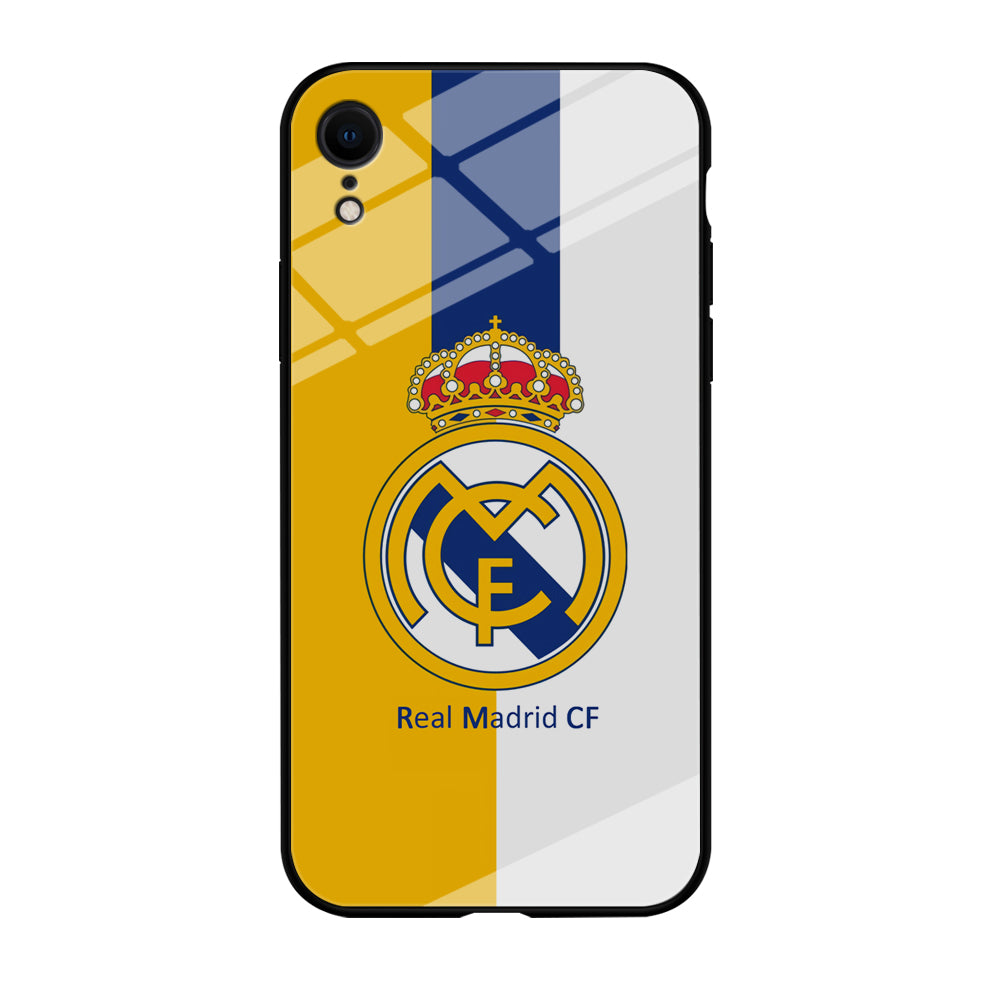 Real Madrid Yellow and Blue Line iPhone XR Case