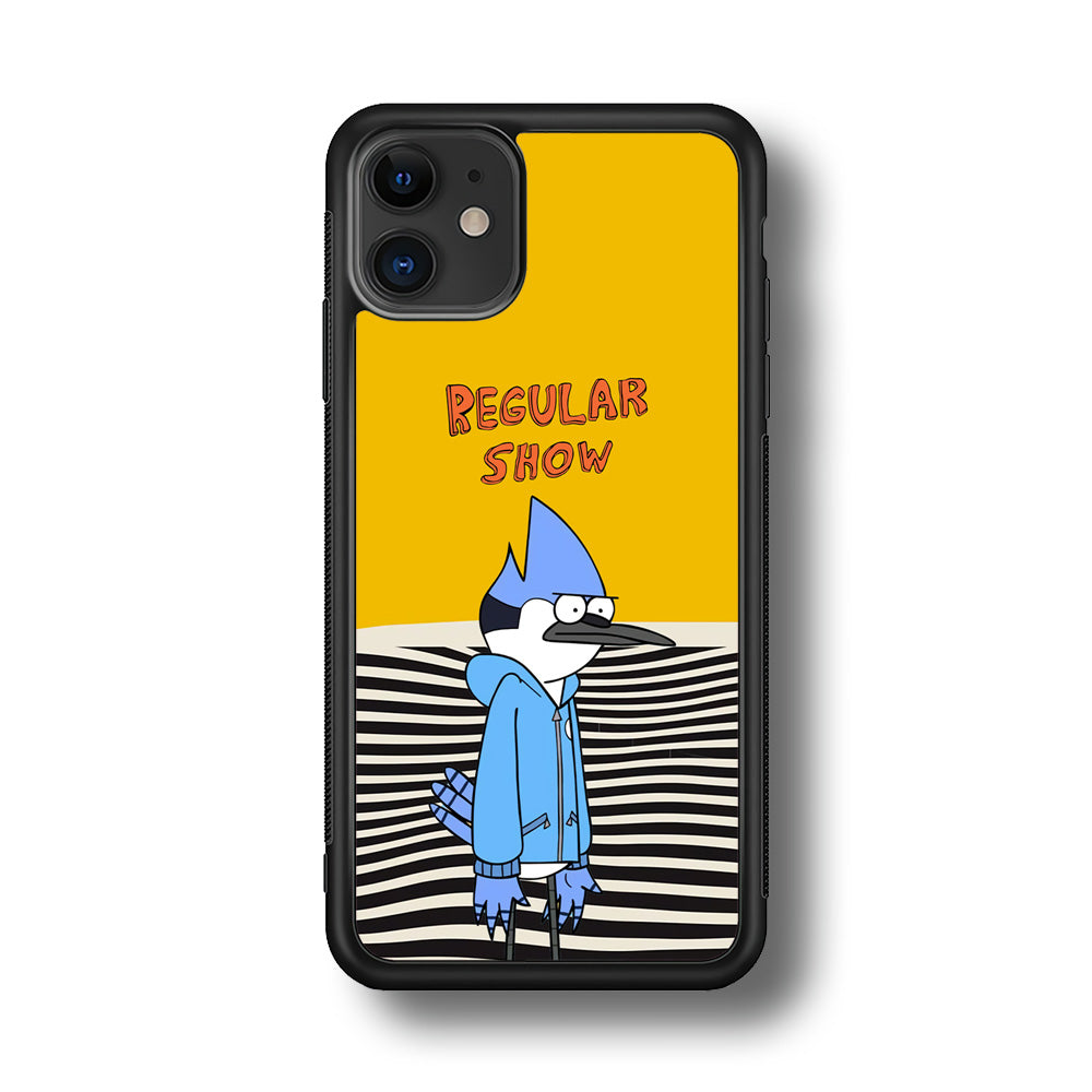 Regular Show Mordecai Hard Day iPhone 11 Case