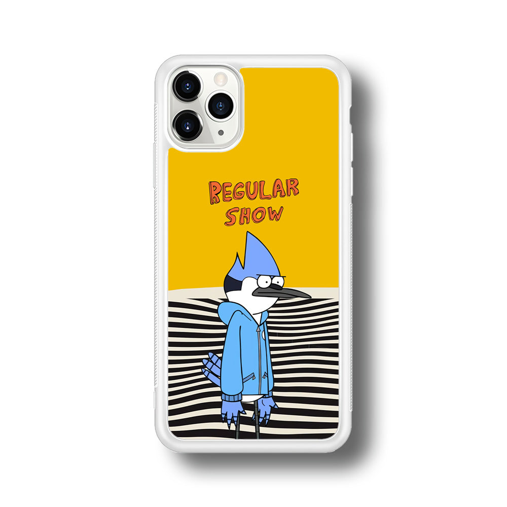 Regular Show Mordecai Hard Day iPhone 11 Pro Max Case